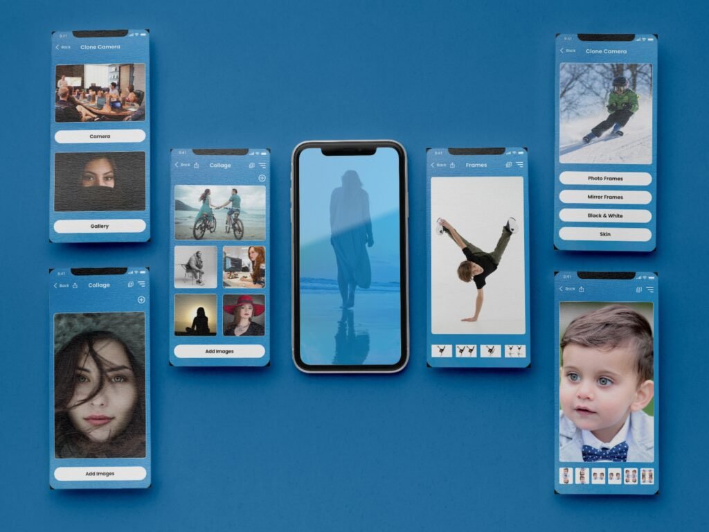 Clone & Mirror App Design for iOS